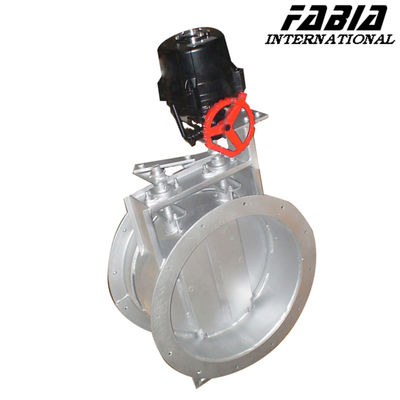 4 Inch Electrically Operated Butterfly Valve Control Flanged Ventilated