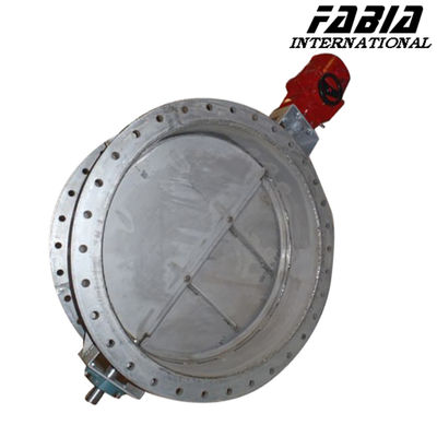 4 Inch 6 3 Stainless Steel Butterfly Valve Electric  Flanged