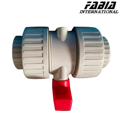 Manual Double Command High Pressure Ball Valve PVC