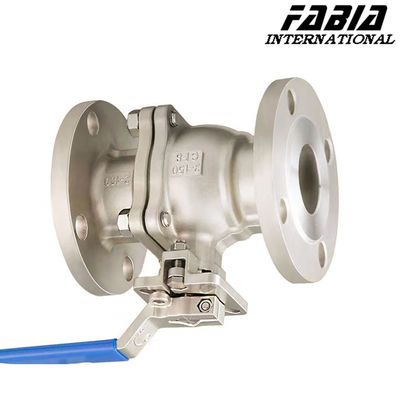 High Pressure Actuated Ball Valve Manual Two-Piece Flanged Stainless