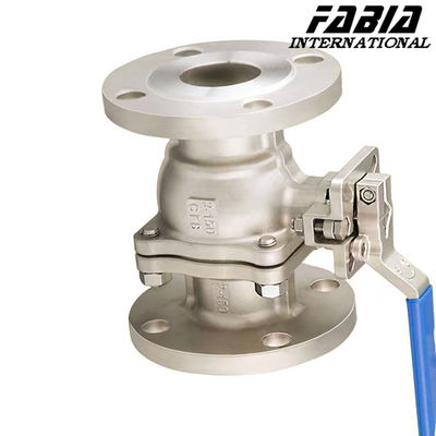 High Pressure Actuated Ball Valve Manual Two-Piece Flanged Stainless