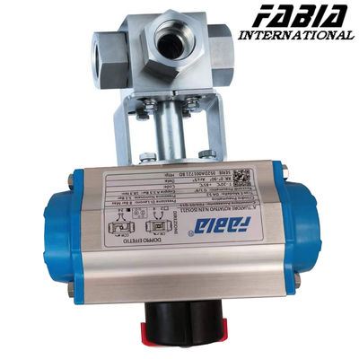 Pneumatic Actuated High Pressure Ball Valve Three-Way Ball Valve FABIA