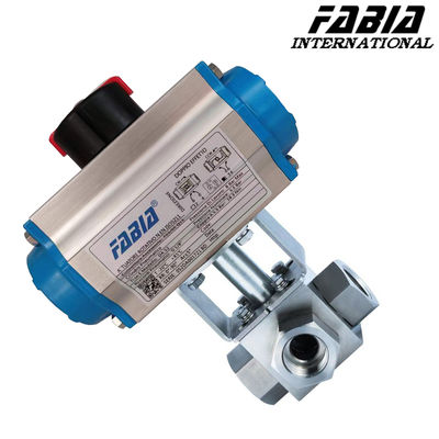 Pneumatic Actuated High Pressure Ball Valve Three-Way Ball Valve FABIA