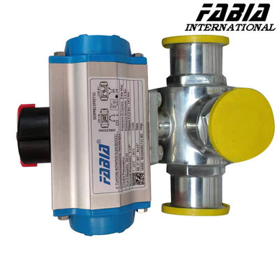 Stainless Steel Quick Three Way Pneumatic Valve /T Type