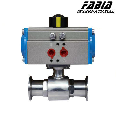 1 1 2" 3 Inch 1 2 Inch Pneumatic High Pressure Clamp Ball Valve