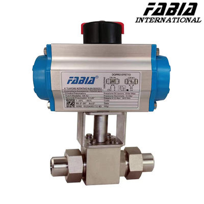 Ultra High Pressure Ball Valve High Temperature Pneumatic Valve