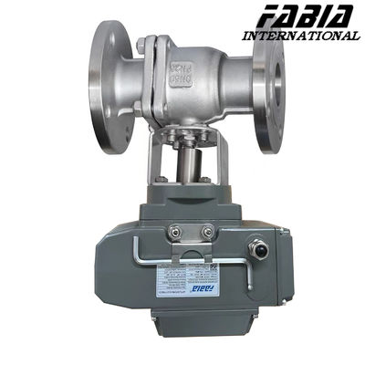 Metal High Pressure Electric Ball Valve Two Way Flange Ball Valve