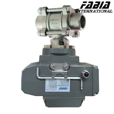 Butt Welding High Pressure Ball Valve Three Piece Electric Valve