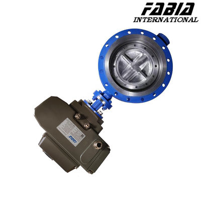 Electric Hard Seal Industrial Butterfly Valve Large Diameter