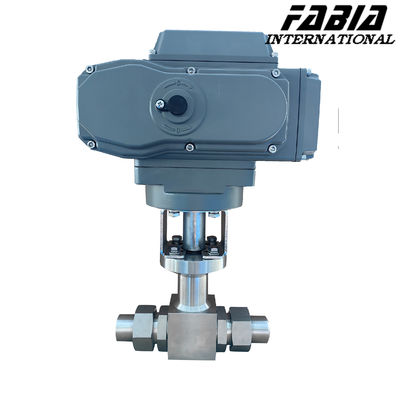 Electric Stainless Steel High Pressure Butt Welding Dn15 Ball Valve