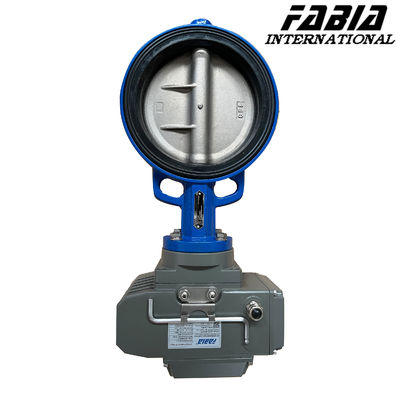 Electric Industrial Carbon Steel Body  Butterfly ValveValve Plate Stainless Steel