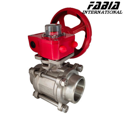 DN65 Manual Turbine Ball Valve For Superior Performance And Durability