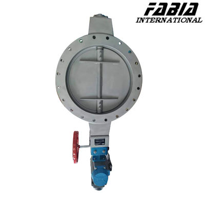 Stainless Steel Flanged Pneumatic Valve High Performance Industrial Butterfly Valve