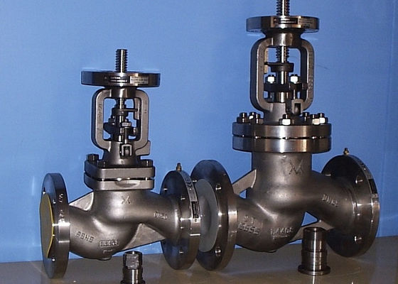 BB-BG-OS&Y Bellow Globe Valve Gear Pneumatic DIN3356 BW  Hasteloy Out Blowing Safe Stem