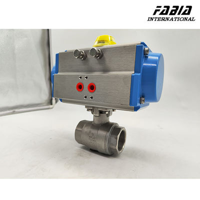 Mannual NPT Female Two Piece Ball Valve Stainless Steel Two-Way Fabia Valve