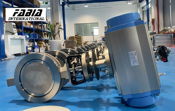 100mm Pneumatic Actuated Butterfly Valve Seamless Integration Corrosion Resistance