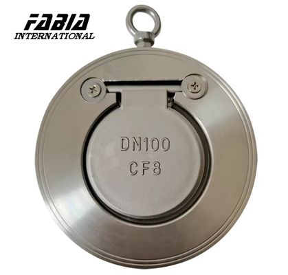 ওয়েফার চেক ভালভ FABIA শিল্প ভালভ স্ট্যান্ডার্ড শব্দ প্রতিরোধ মাঝারি ব্যাকফ্লো