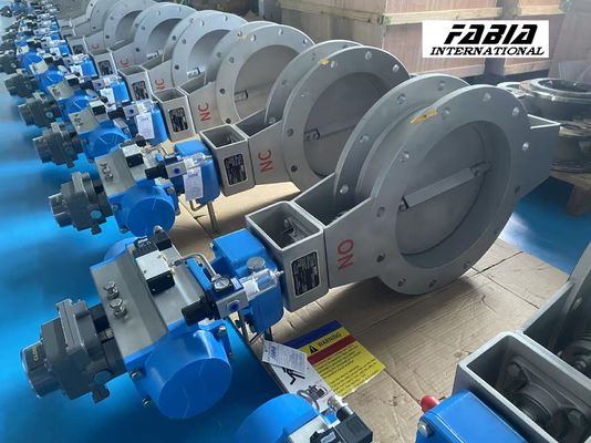 নিউমেটিক স্টেইনলেস স্টিল ফ্ল্যাঞ্জ বাটারফ্লাই ভালভ শিল্প সম্পূর্ণ স্পেসিফিকেশন জাহাজ