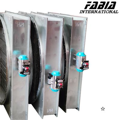 Maatwerk kleppen Pneumatische rookgasklep Roestvrijstalen gasklep